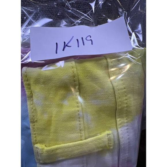 JUDY BLUE Stretch Denim Shorts Pastel Tie Dye Cut Off Raw Hem Women's SZ MED - Picture 16 of 16